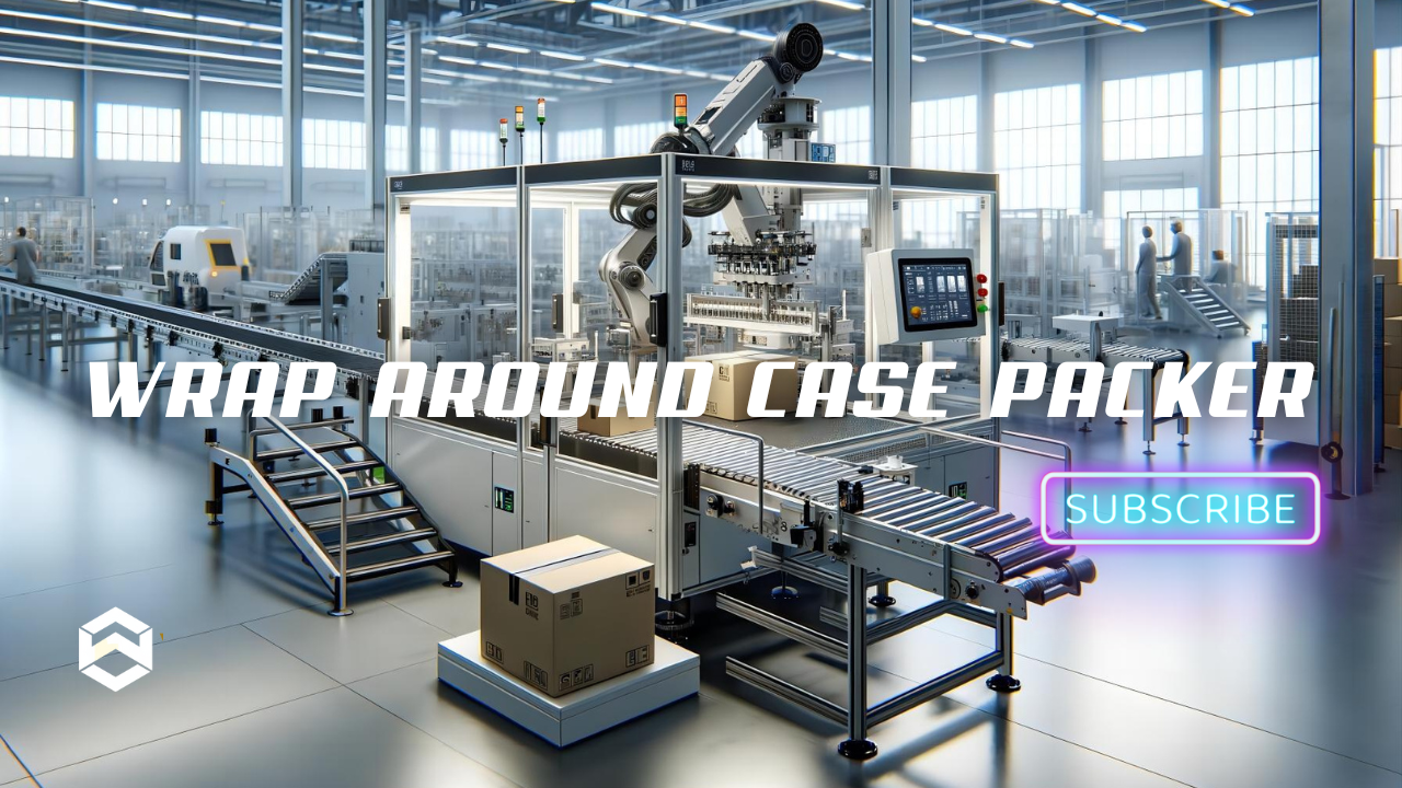 Automatic Wrap-Around Case Packer: Efficient Packaging for Dairy Products/Case Packer