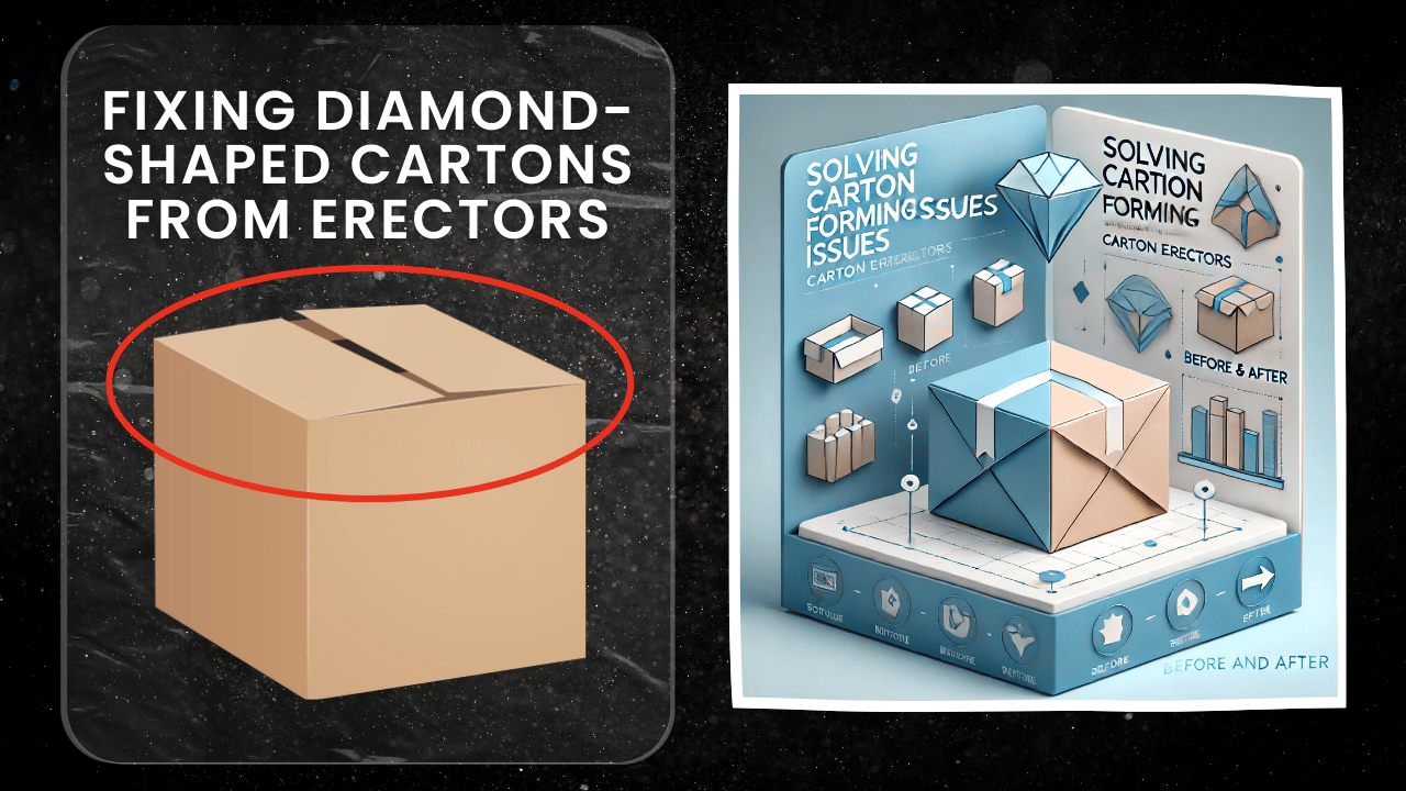 How to Address the Issue of Diamond-Shaped Cartons After Using a Carton Erector/Forming Machine?