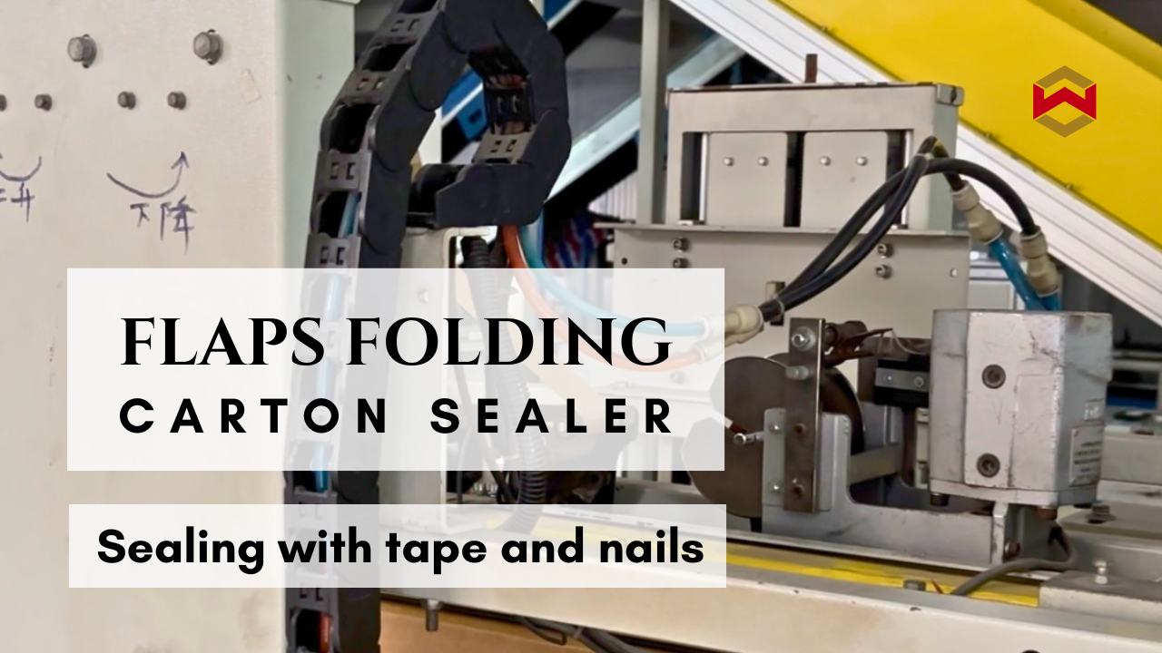 Flaps Folding Carton Sealer with Nailing and Tape Sealing/Case Sealer 