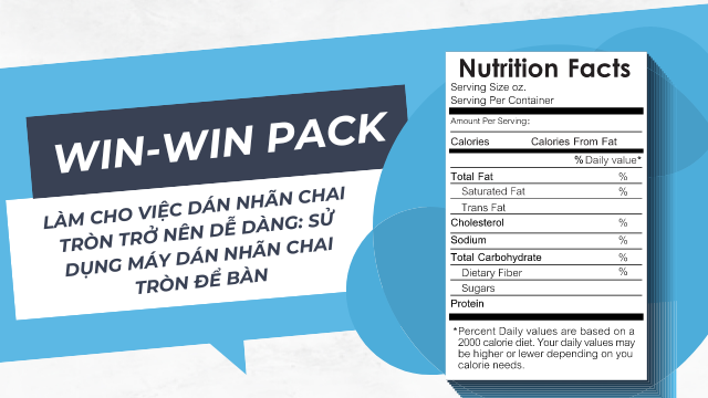 Làm cho việc dán nhãn chai tròn trở nên dễ dàng: Sử dụng Máy dán nhãn chai tròn để bàn