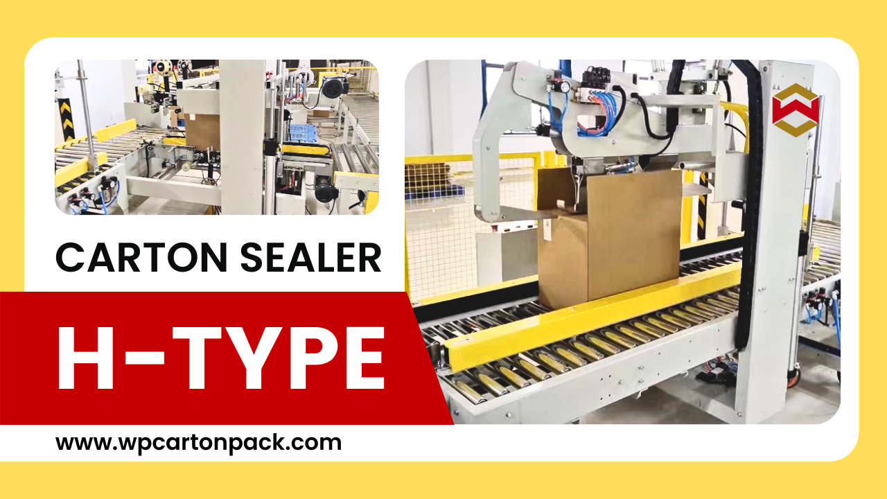 H-Type Carton Sealer: Folding and Corner Side Sealing for Full Carton Sealing/Packaging