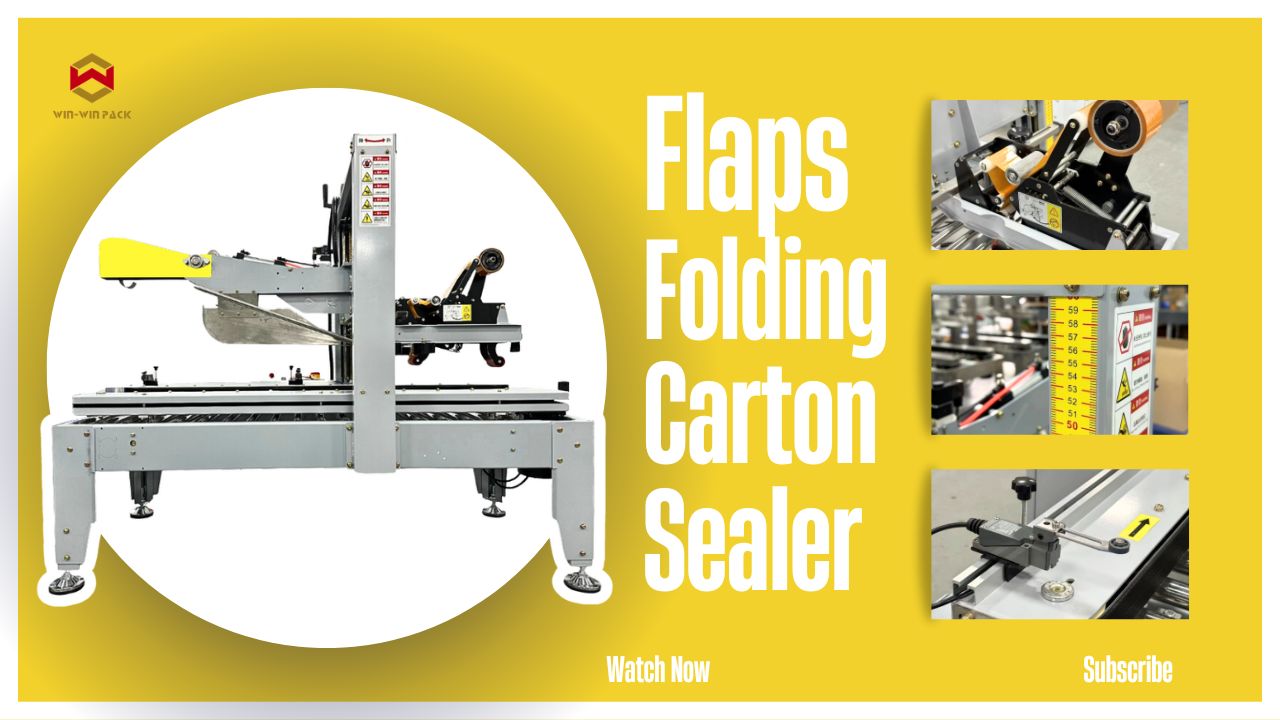 Semi-Automatic Carton Sealer for Flaps Folding/Taping Machine/Carton Sealer 