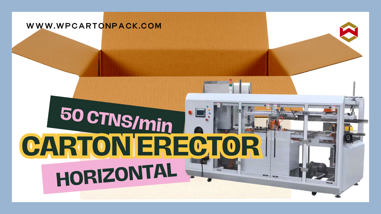 Customized High-Speed Carton Erector | Fold and Seal 50 Boxes per Minute