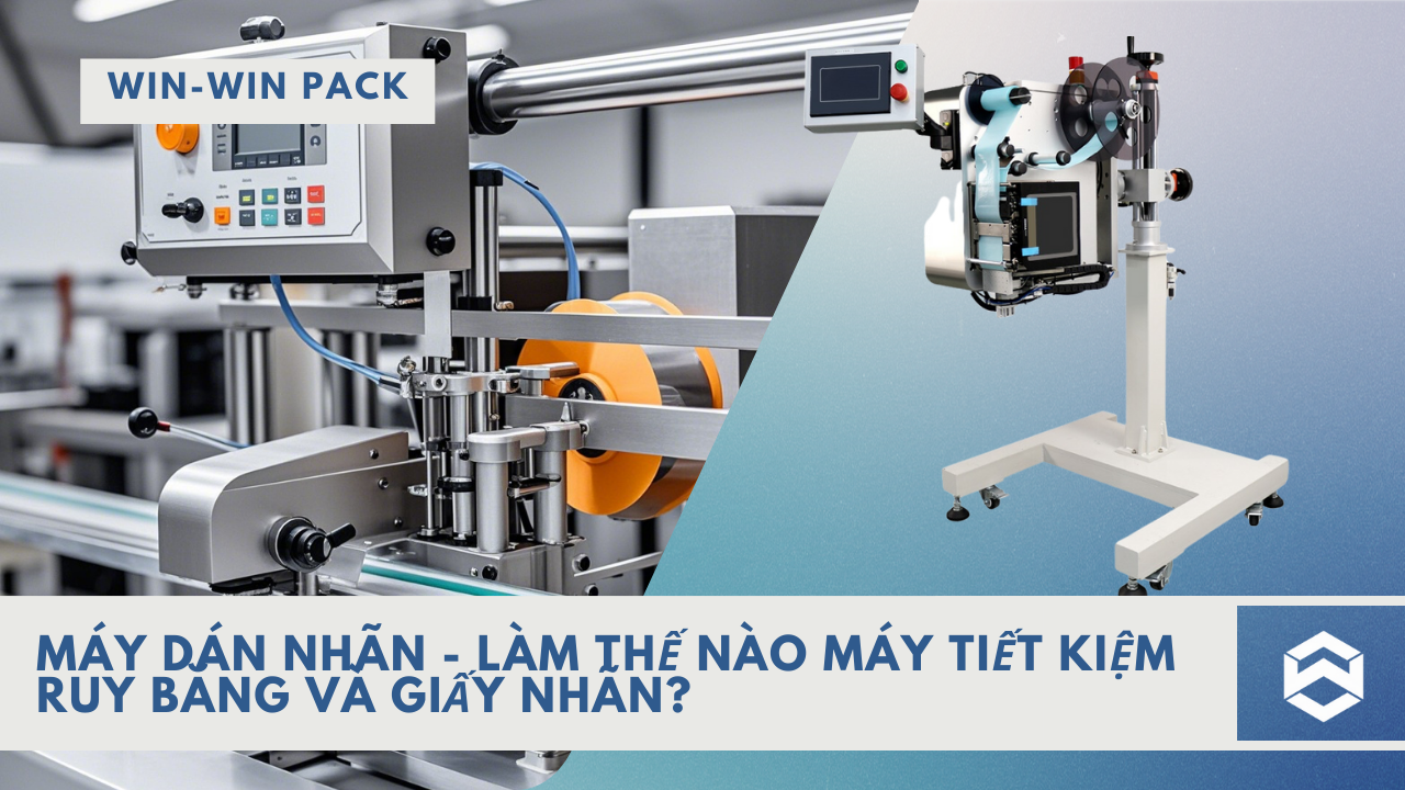 Máy Dán Nhãn - Làm Thế Nào Máy Tiết Kiệm Ruy Băng và Giấy Nhãn?