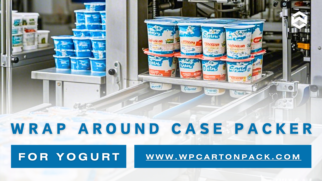 Automatic Wrap Around Case Packer for Yogurt/Packaging Machinery/Case Packer