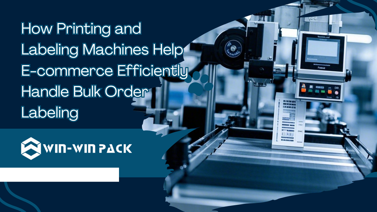 How Printing and Labeling Machines Help E-commerce Efficiently Handle Bulk Order Labeling