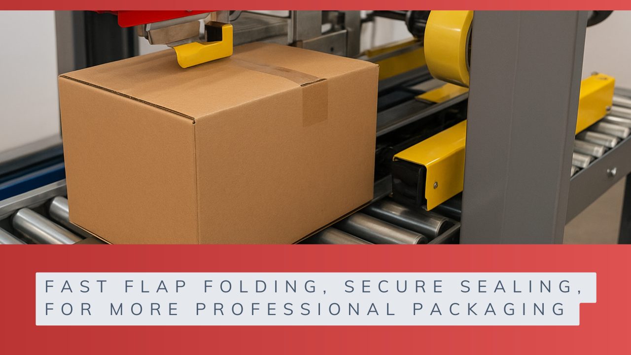 Fast Flap Folding, Secure Sealing, for More Professional Packaging