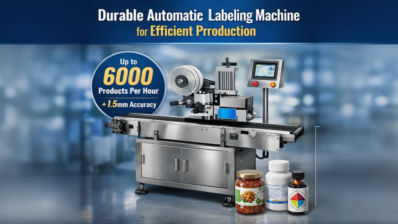 Enhance Efficiency with Our Durable Stainless Steel Automatic Labeling Machine