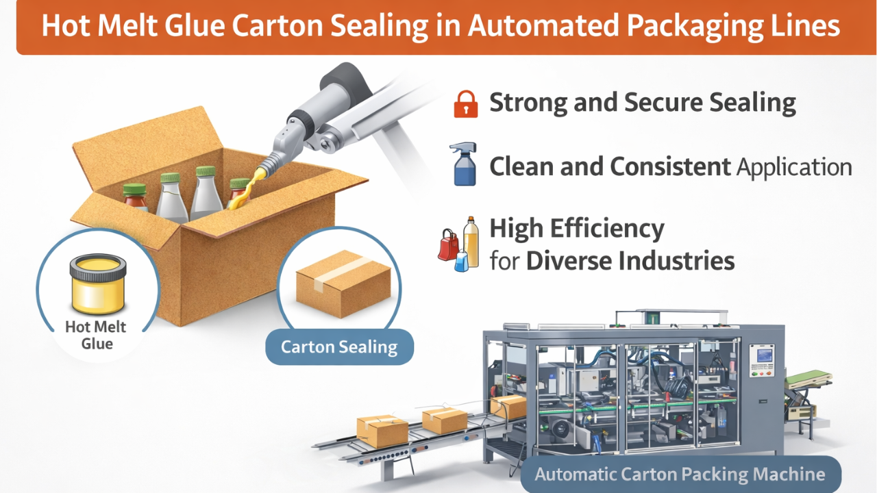 How Does Hot Melt Glue Sealing Improve Carton Packaging Efficiency?