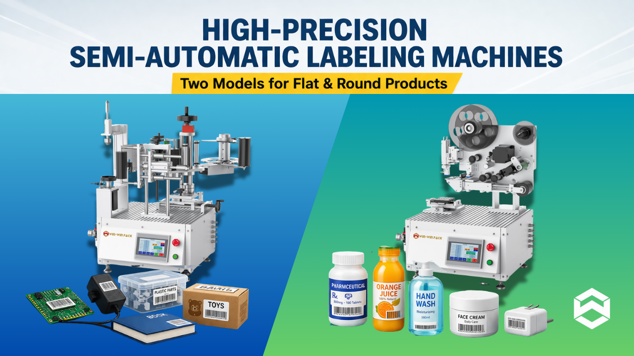 Semi-Automatic High-Precision & Multi-Function Labeling Machines