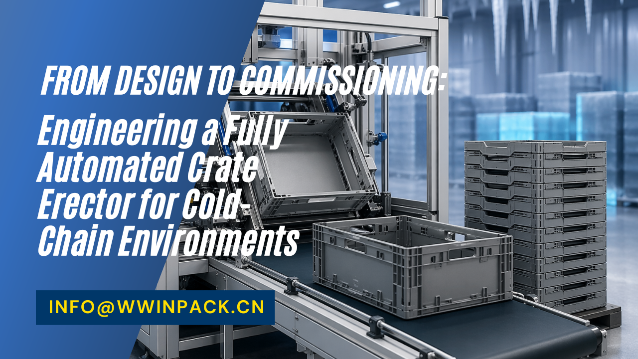 From Design to Commissioning: Engineering a Fully Automated Crate Erector for Cold-Chain Environments