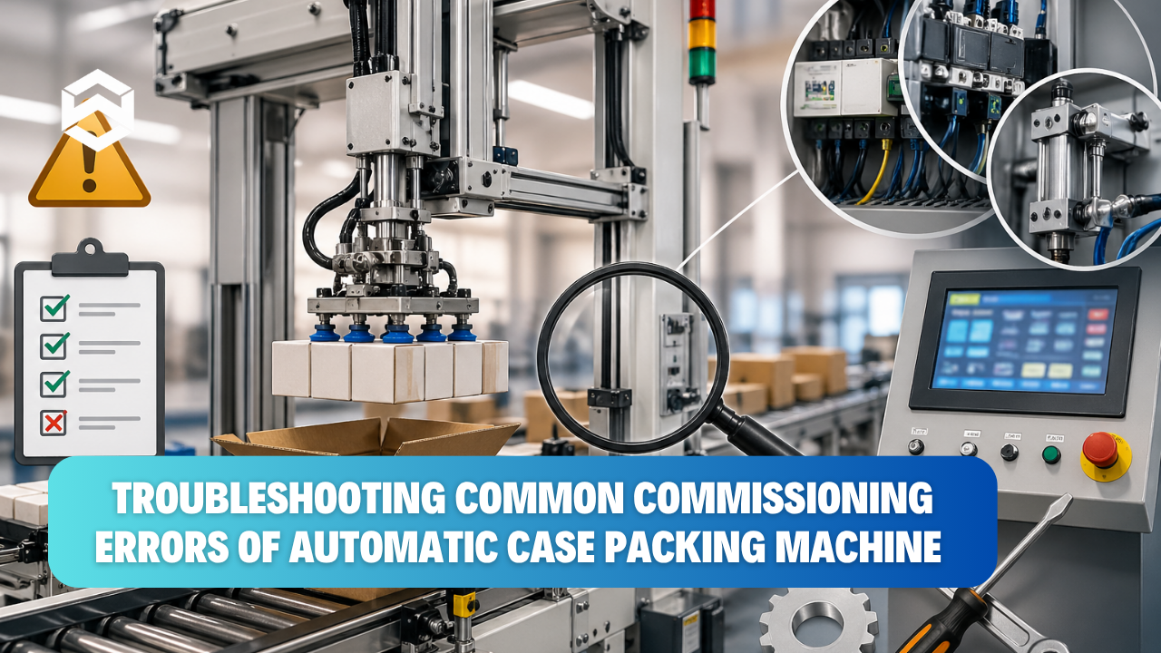 Troubleshooting Common Commissioning Errors of Automatic Case Packing Machine 